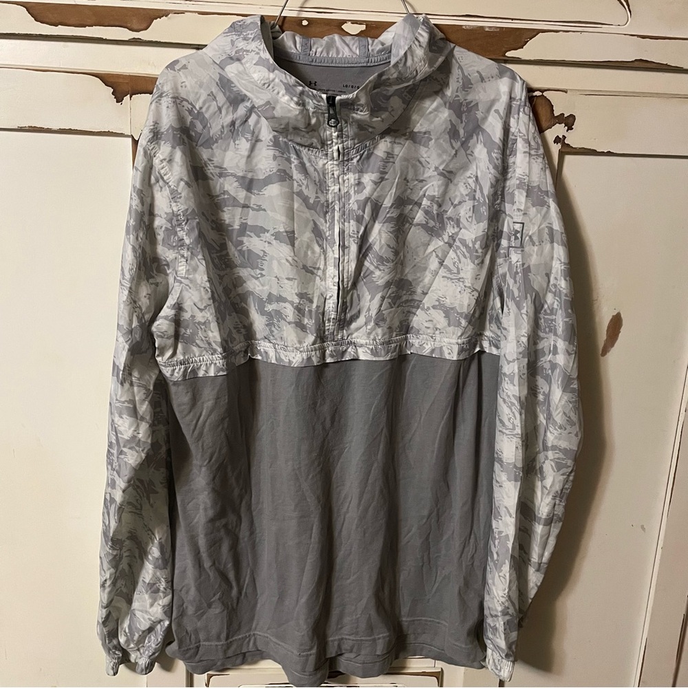 Under Armour quarter zip hooded windbreaker